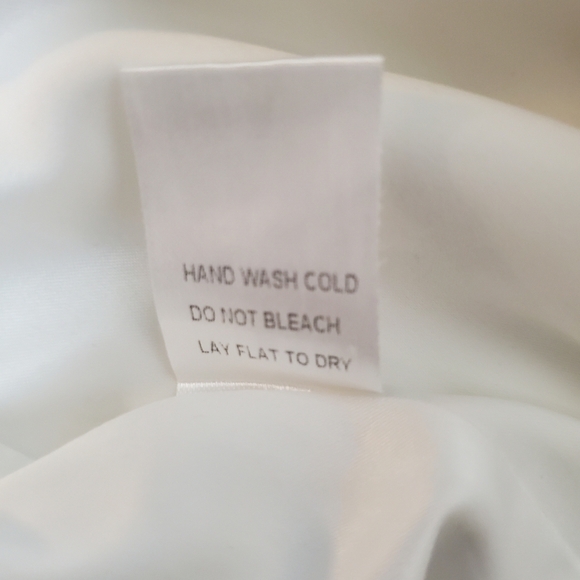 Jluxlabel Satin Feel Deep Plunge Sinclair Jumpsuit White Size Small - Picture 8 of 16